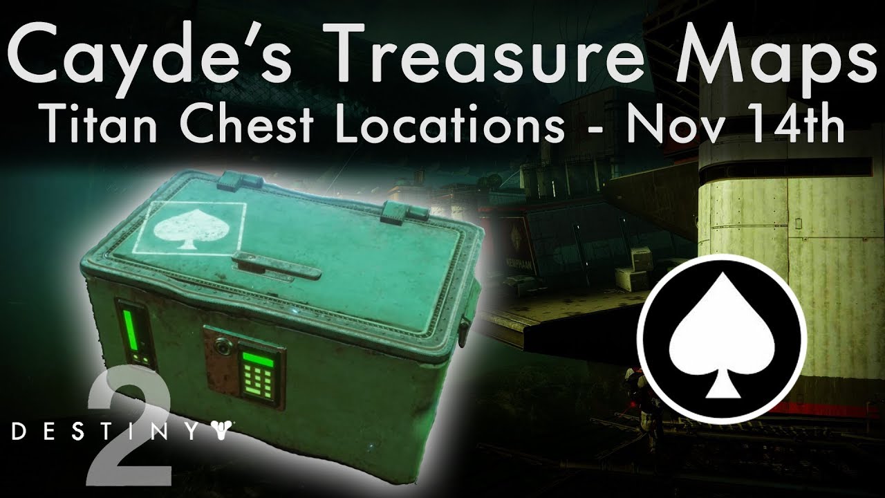 Destiny 2 - Caydes Stash Locations - Nov 14th - Titan