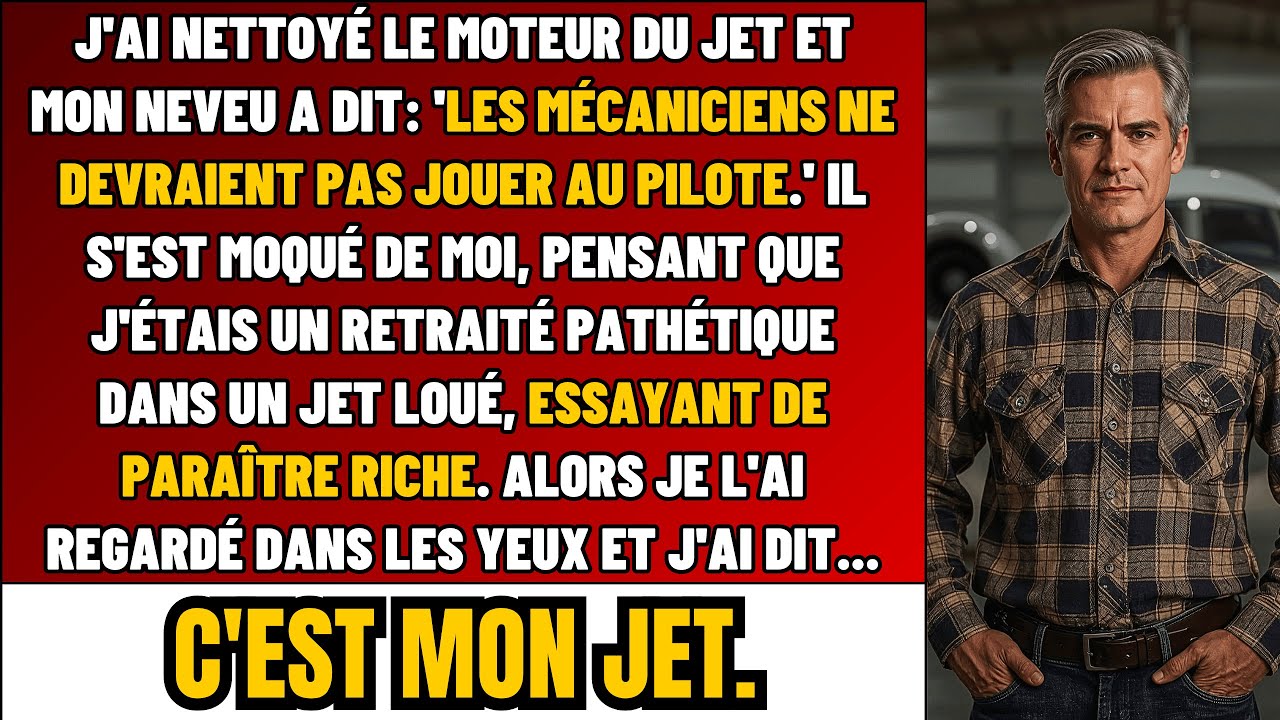 Mon Neveu M'a Traité De MÉCANICIEN En Nettoyant Le Jet. Il Ignorait Que C'était MON Jet...