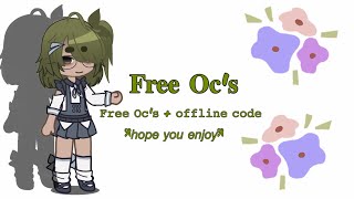 gacha club offline oc codes