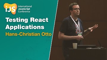 Testing React Applications | Hans-Christian Otto