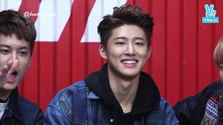 Hanbin saying Get Ready! SHOWTIME!