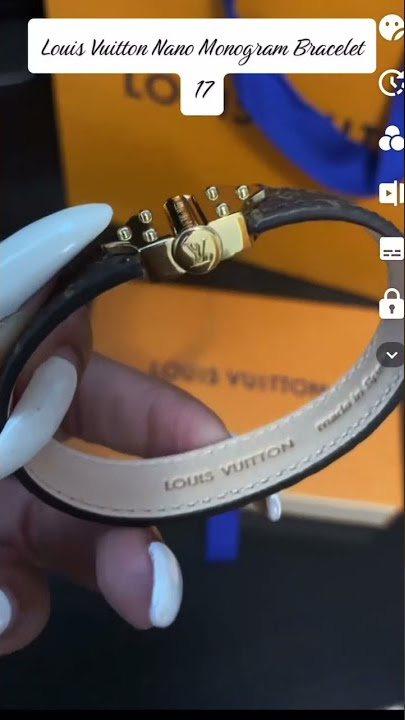 Louis Vuitton, armband, Spirit Nano Monogram Bracelet, 2020