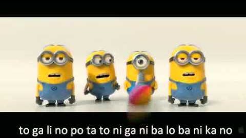 Banana and Potato Song with Subtitled Lyrics Despicable Me 2 Trailer)