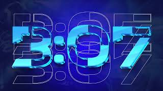 Countdown 5-Minute - Blue Sci-Fi Cut Timer