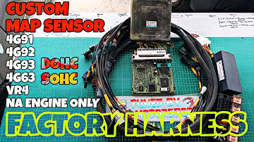 How its made ? 🤔⛓️Factory Harness ✅ 4G91/92/93/63/VR4 SOHC & DOHC NA Engine Only ✅ Custom Map Sensor