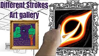 Exploring REAL Human collaborative art works in a virtual world