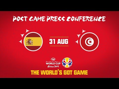 Spain v Tunisia - Press Conference - FIBA Basketball World Cup