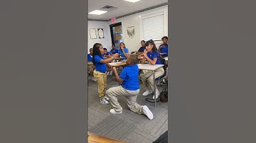 Boy asked his crush to marry him at school #shorts