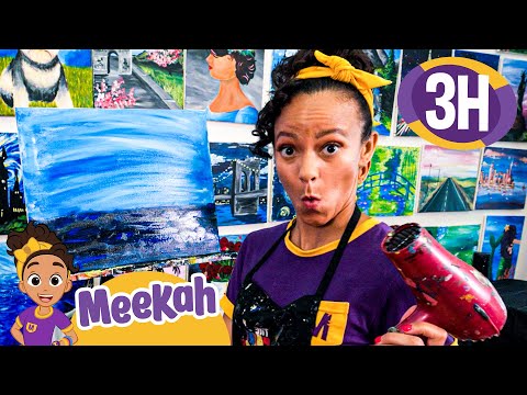 Ms Meekah's Painting Lesson | Educational Videos for Kids | Blippi and Meekah Kids TV