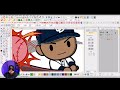 Baseball player embroidery design  wilcom digitizing tutorial 