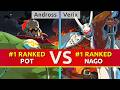GGST 2.00 ▰ Andross (#1 Ranked Potemkin) vs Verix (#1 Ranked Nagoriyuki). High Level Gameplay