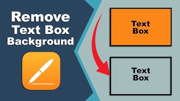 how to remove text box background in apple pages for iCloud