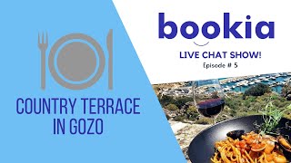 The Bookia Live Chat Show with Country Terrace in Gozo!