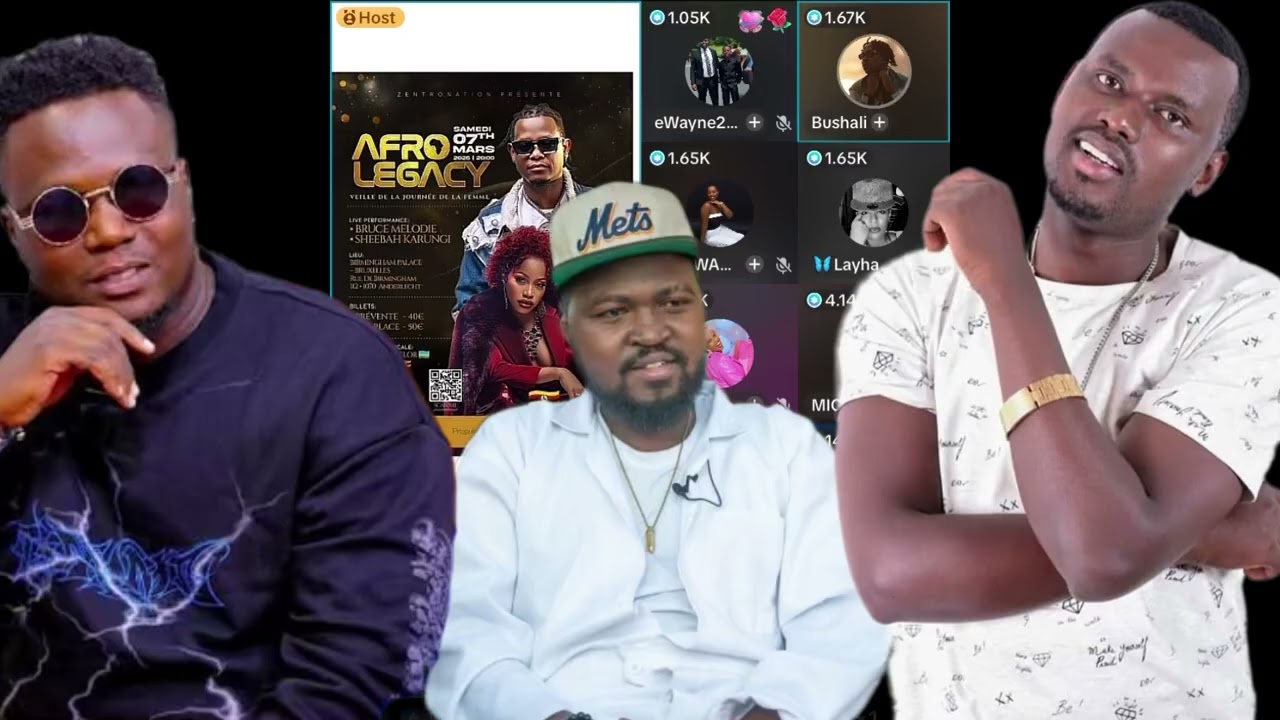 🚨 Live: GODFATHER azanye Bushali, Mico the Best, AmaG the Black bavuga ku karengane ka Mucomq!!