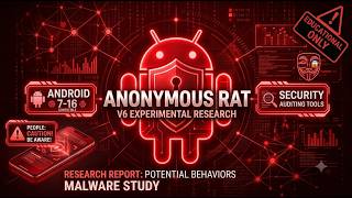 Anonymous RAT V6 Advance Full Setup & Features (Ethical Hacking 2026) 🚀#cybersecurity
