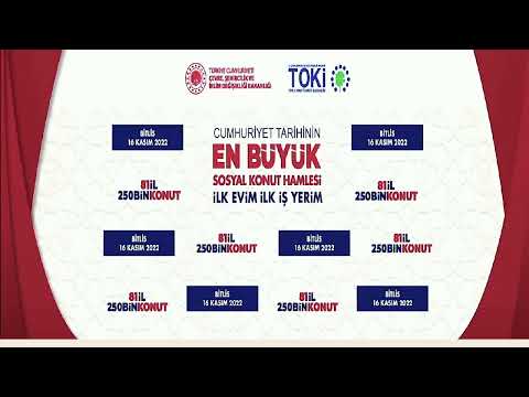 BİTLİS 250 BİN SOSYAL KONUT KURASI