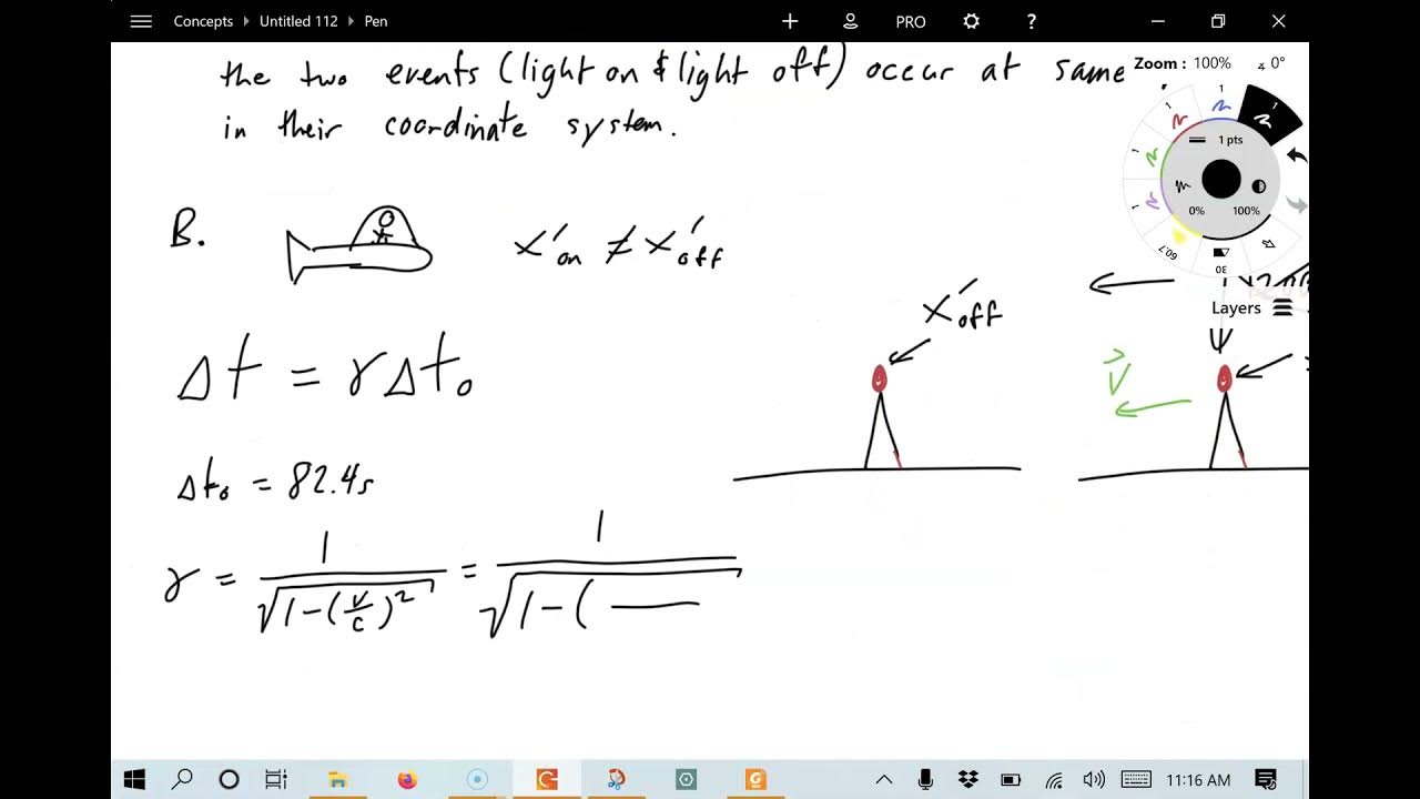 Example Time Dilation YouTube