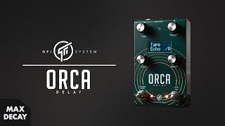 ORCA Delay ギターエフェクター Amazon.com: GFI Systems Orca Stereo Delay Pedal Guitar