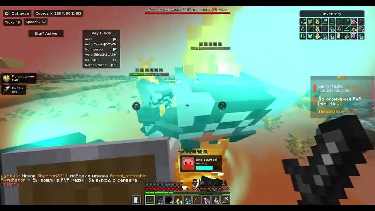 МОНОТОН УЖЕ НЕ ТОТ НА REALLYWOLRD | ГРИФ С CATLVAN 1.16.5 REALLYWORLD