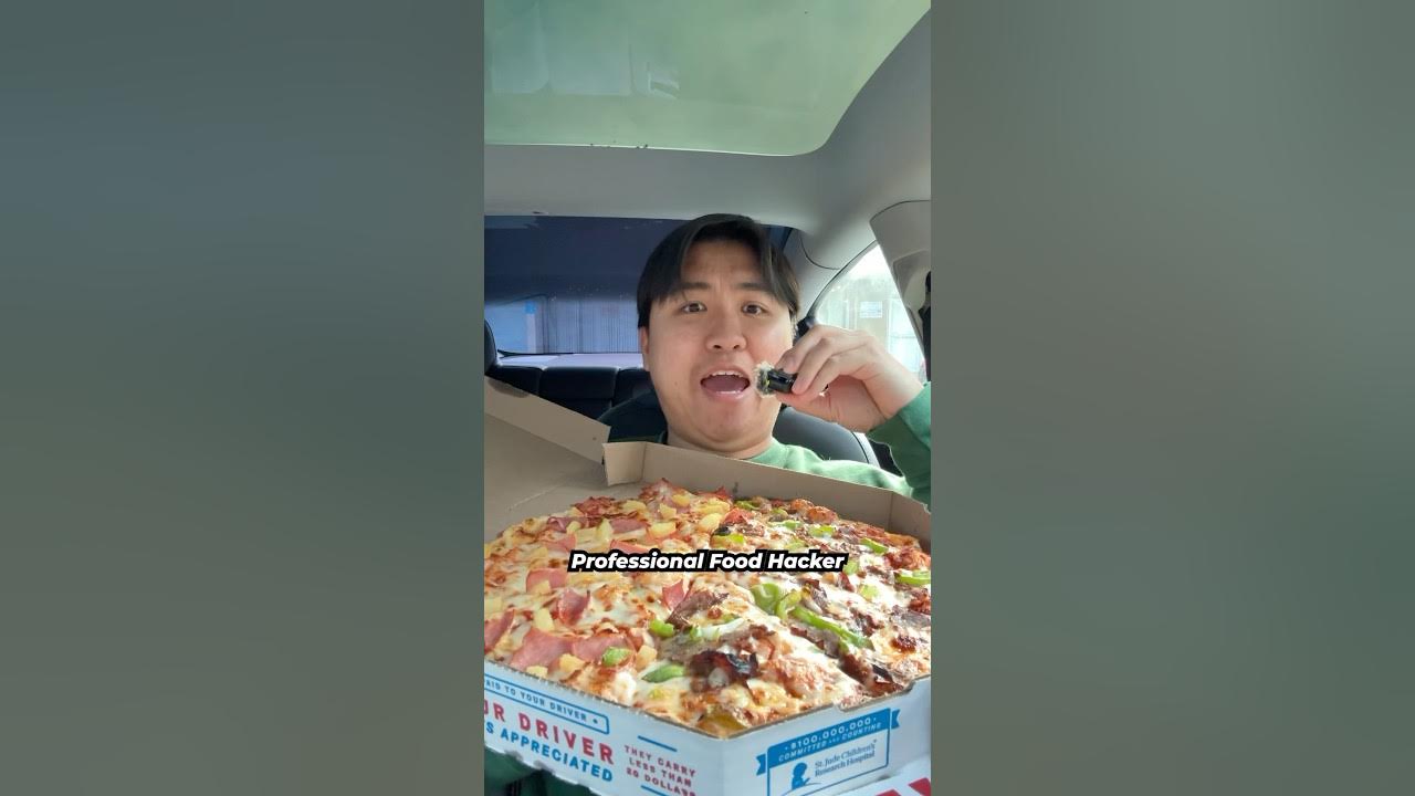$7 Domino’s Large Pizza Hack 🍕🤤 $7 Domino’s Large Pizza Hack 🍕🤤