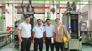 Export to India DEKUMA Automobile Steering Shaft Hydraulic Press Production Line Acceptance Test Com