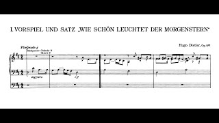 Distler Wie Schön Leuchtet Der Morgenstern Op. 8 Nr. 3 - I.