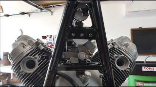 Moto Guzzi T3 - Restauration -- Teil 41 -- Hinterrad aufbauen und Zündspulen einbauen 😜