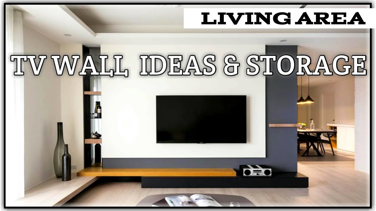 81 TV WALL Designs & Storage for Living Area Ideas - YouTube