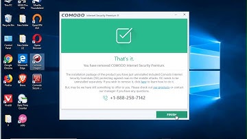 Uninstall Comodo Internet Security Premium 11 in Windows 10 October 2018 Update