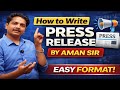 Press release Writing|KVS PRT 2026 Tier-2|English Writing Descriptive|Fixed Lines &amp;Format|By Aman