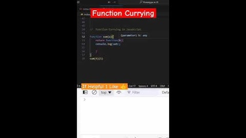 Function Currying in JavaScript | function currying #shorts #javascript #function #shortvideo