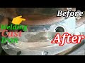 Stick welding cast iron repair axle tractor  rear axle  roland repair vlog