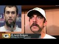 Aaron Rodgers: fans booing Andrew Luck was 'disgusting'