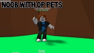 Roblox I GAVE ALL MY OP PETS TO A NOOB - Bubble Gum Simulator