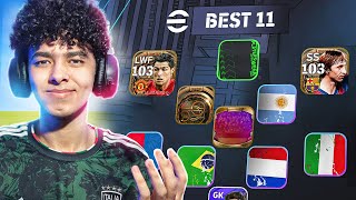 في النهاية رسميا أقوي 11 لاعب جربتهم في اللعبة !!😍🔥 eFootball 23