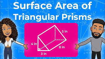 Finding the Surface Area of a Triangular Prism | Surface Area | Partners in Prime