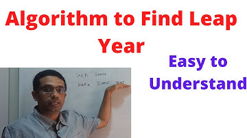 Leap Year Algorithm  |  Class 16