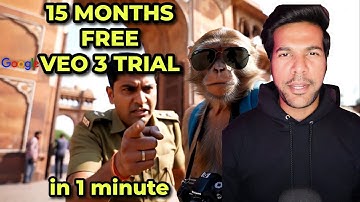 Google Veo 3 15 months FREE TRIAL |  Viral Veo 3 Videos | 1 MINUTE TUTORIAL