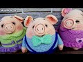 Амигуруми: схема Мини-пиги. Игрушки вязаные крючком - Free crochet patterns.