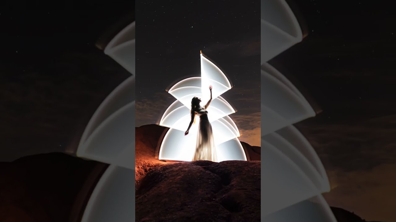 Light-Painting at Ex Bauxite Mine in Otranto