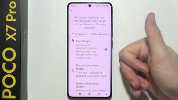POCO X7 Pro: Activate Hey Google