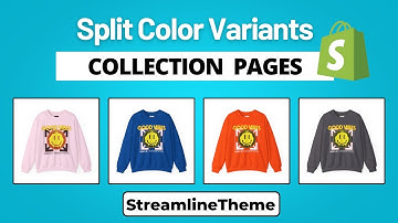 How To Show Variants As Separate Products On Shopify [STREAMLINE THEME] | No App