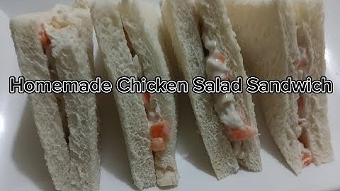 Homemade Chicken Salad Sandwich|@teacherlea |TLE COOKERY 9