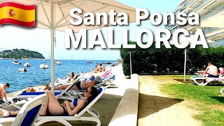 🇪🇦MALLORCA 🏝 Santa Ponsa🏖 Spain 2023 | Beach walk 4K