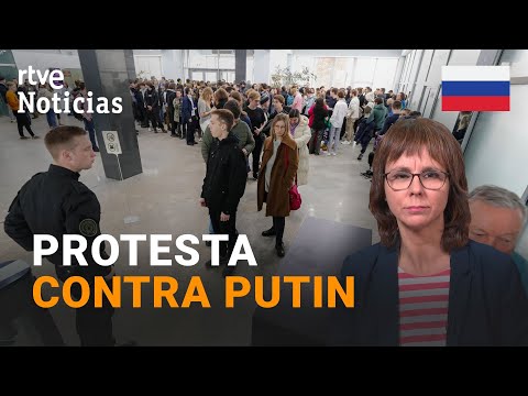 ELECCIONES RUSIA: LARGAS COLAS a MEDIODÍA en ALGUNOS COLEGIOS en el ÚLTIMO DÍA de VOTACIONES | RTVE