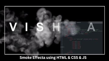 Smoke Effects Using HTML & CSS | #css #html #javascript #animation @dr.iteducation