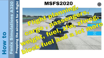 Flight Simulator 2020 - How to - Fenix Simulations A320 - prepping the aircraft for a flight