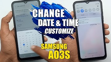 How To Change Date & Time - Samsung Galaxy A03s
