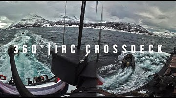 Royal Marines Commando | Inflatable Raiding Craft Cross Decking | 360° Video