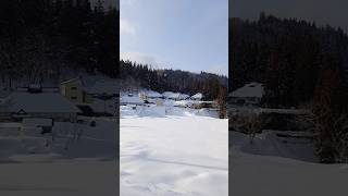 Beautiful Snowfall In Aizuwakamatsu Japan